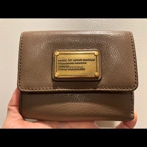 Authentic Marc Jacobs trifold square wallet